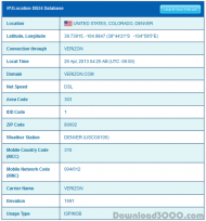 IP2Location Geolocation Database screenshot